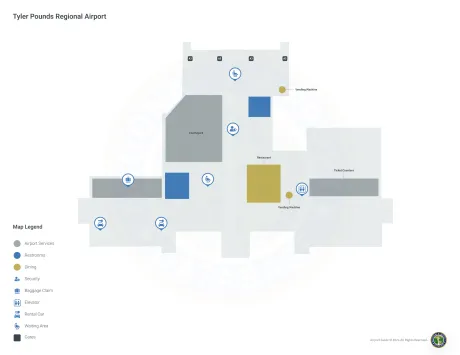 TYR Airport Terminal Map