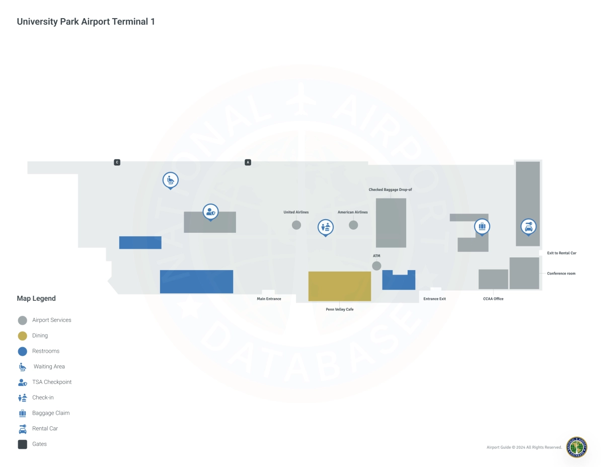UNV Terminal / Level 1 Map