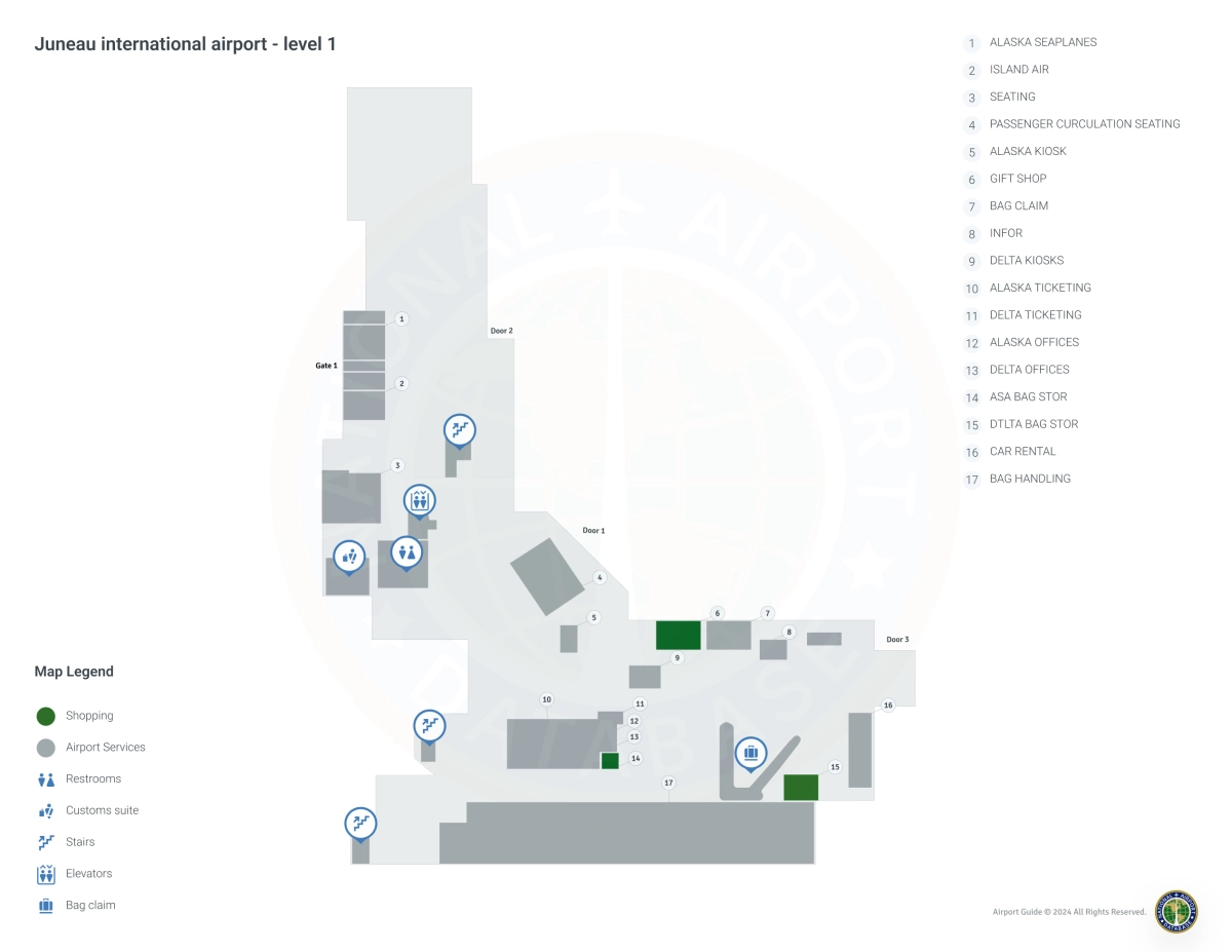 JNU Terminal / Level 1 Map