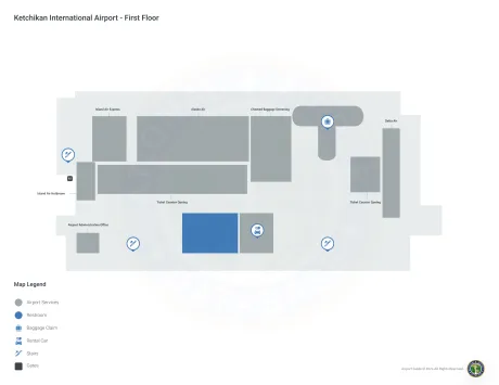 KTN Airport Terminal Map