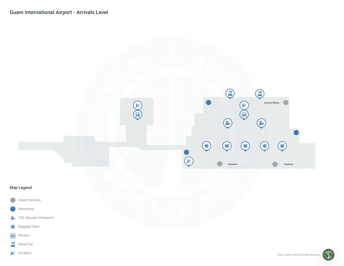 GUM Terminal LL / Level 1 Map