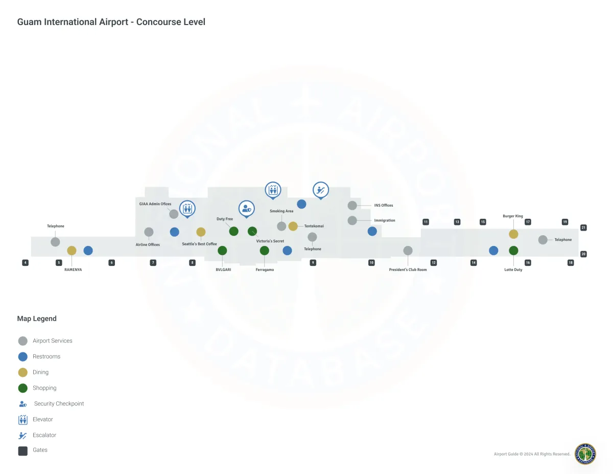 GUM Terminal / Level 1 Map