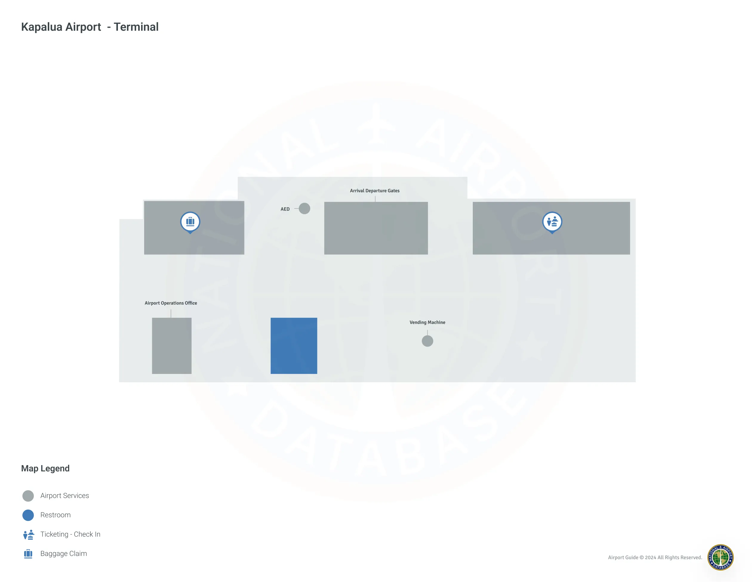 JHM Terminal Level 1 map