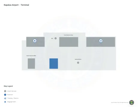 JHM Airport Terminal Map