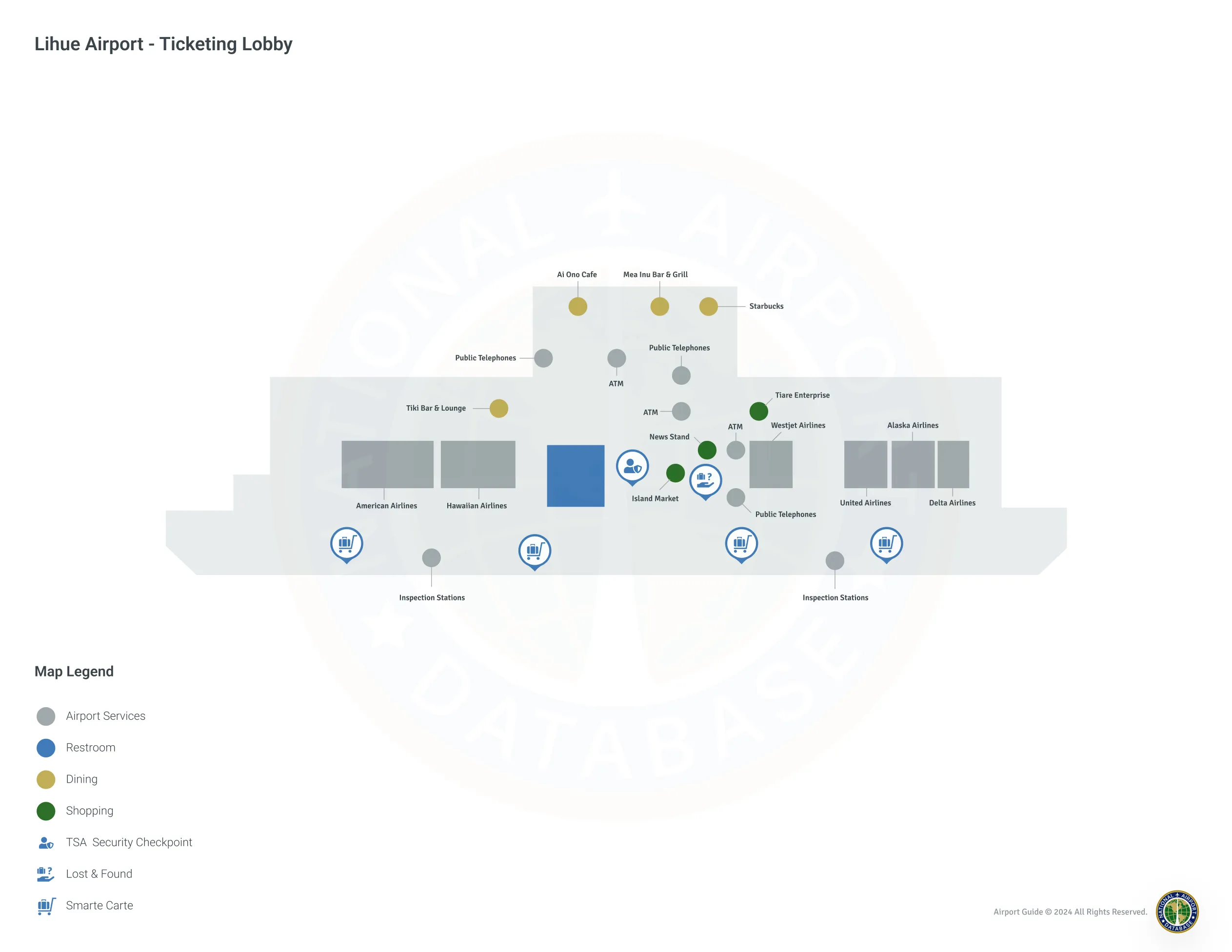 LIH Terminal / Level 1 Map
