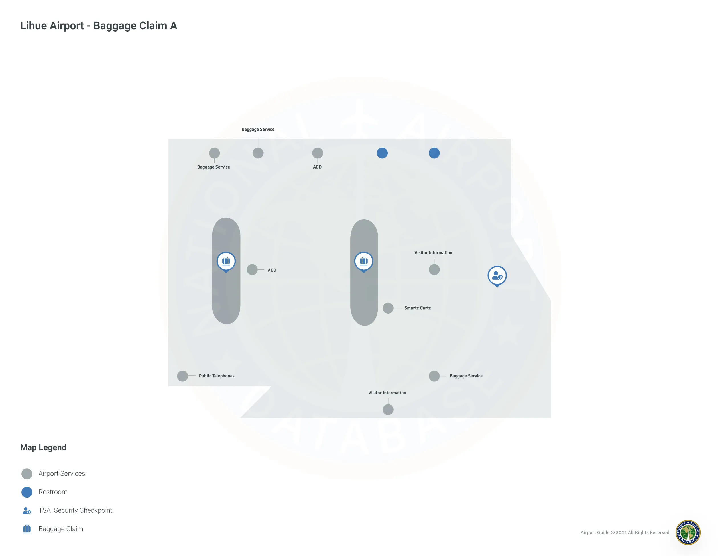 LIH Terminal / Level 3 Map