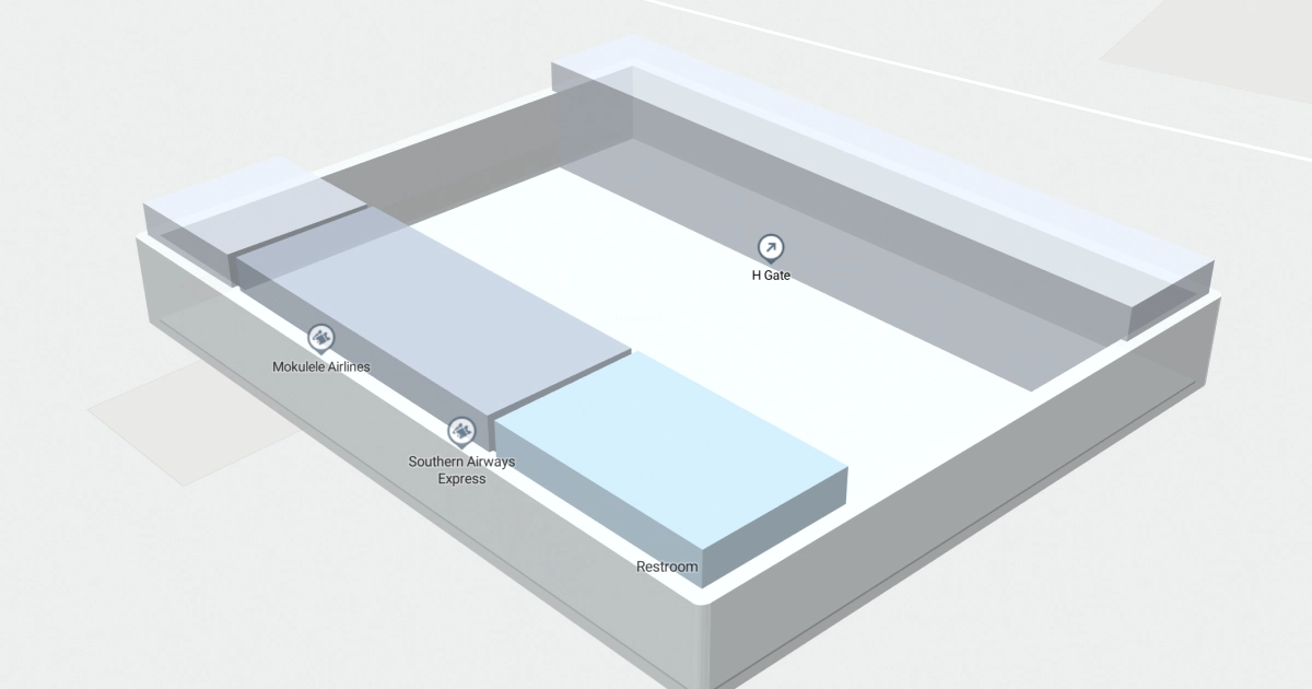 Daniel K Inouye International Airport Terminal 3 Interactive Map