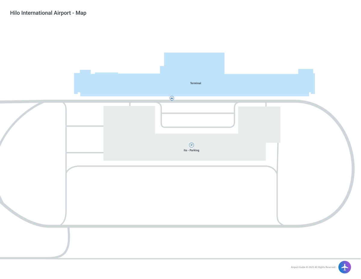 Hilo International Airport (ITO) Map