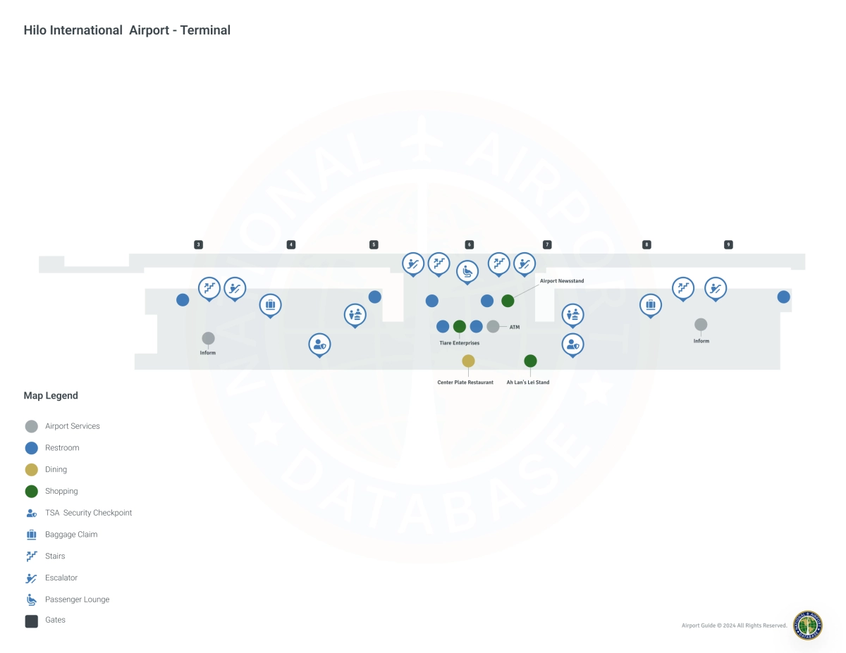 ITO Terminal Level 1 map